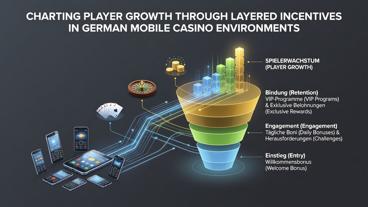 Darstellung gestaffelter Belohnungssysteme und Spielerfortschritt in mobilen Casinos