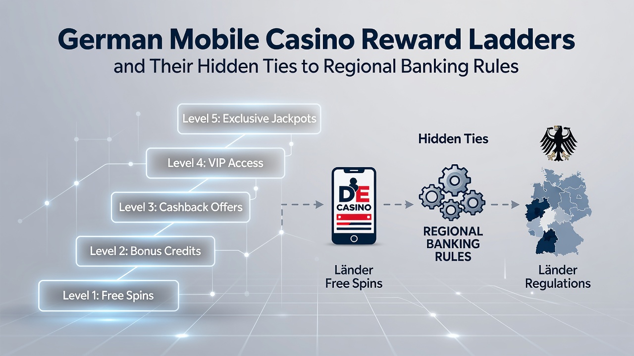 Übersicht über Belohnungsstufen in deutschen mobilen Casinos mit Verbindungen zu Bankregeln