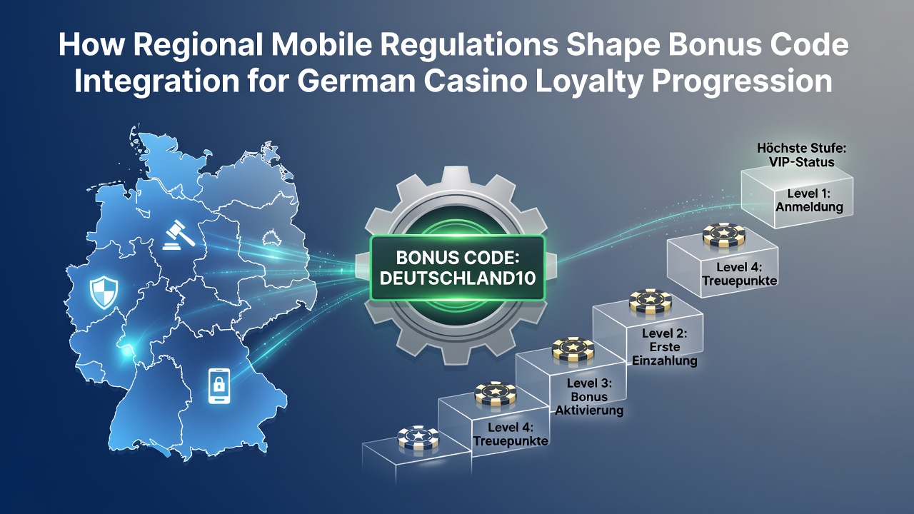 Regionale mobile Vorschriften beeinflussen Bonuscode-Integration in deutschen Casinos