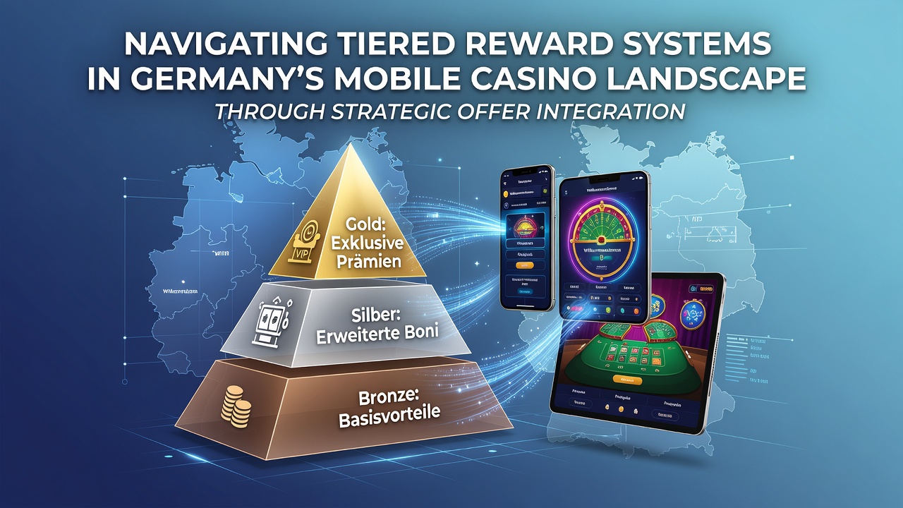 Illustration zu gestaffelten Belohnungssystemen in mobilen Casinos