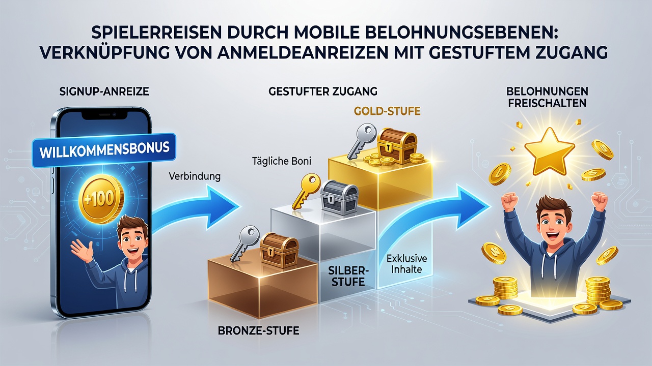 Grafik zu gestaffelten VIP-Programmen und deren Einfluss auf Auszahlungsprozesse in mobilen Casinos