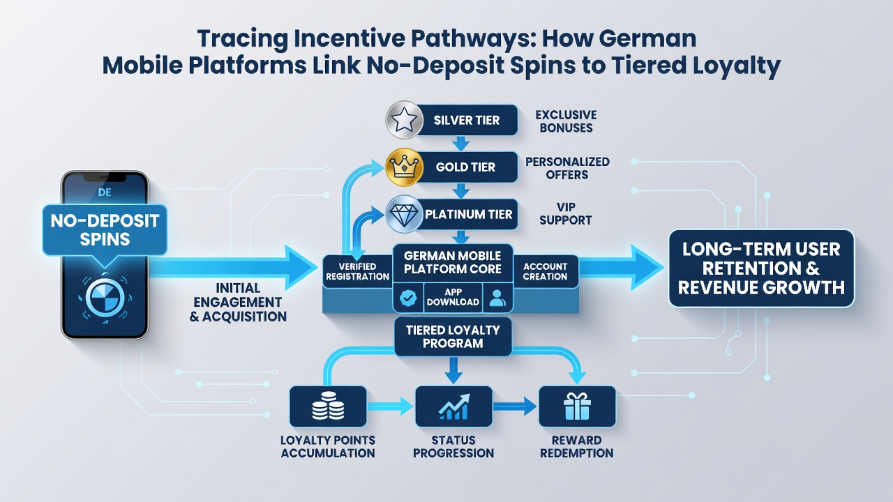 Mobile Schnittstellen deutscher Casinos visualisieren gestaffelte Loyalitätsprogramme und Auszahlungsoptionen