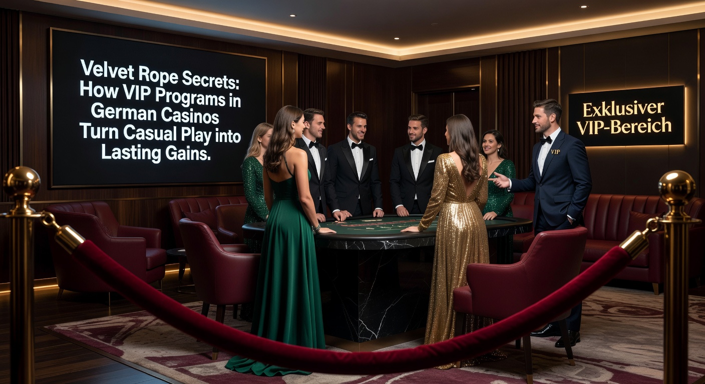 VIP-Gäste genießen exklusive Lounges mit personalisierten Getränken in einem modernen deutschen Casino
